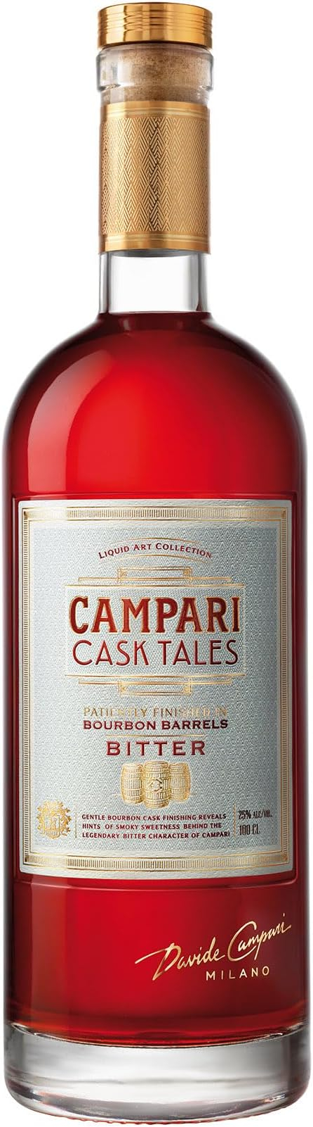 Campari Cask Tales - Bitter 1L - Espaço Prime Bebidas