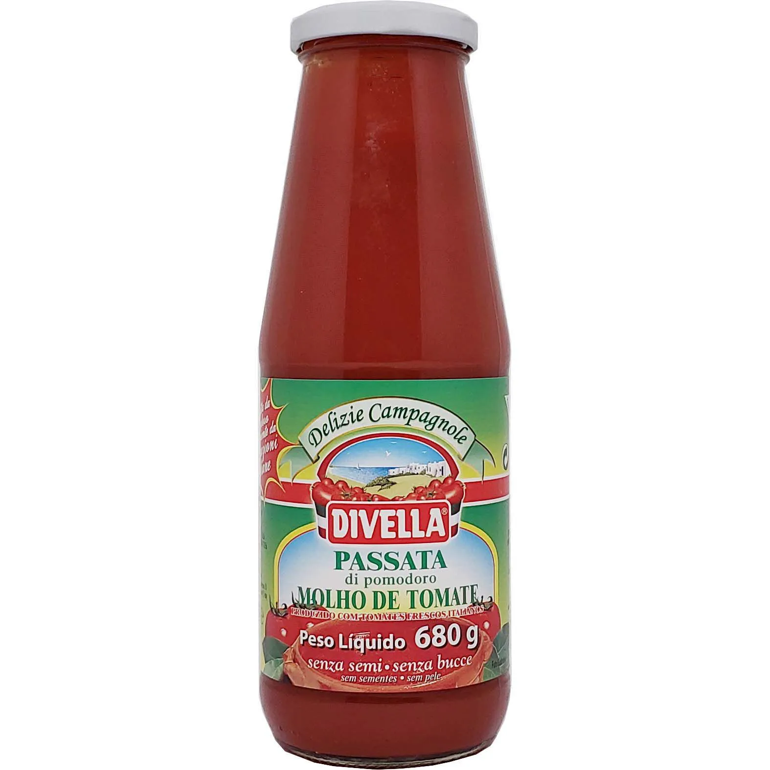 Molho De Tomate Passata Di Pomodoro Divella 680g Banca Do Ramon