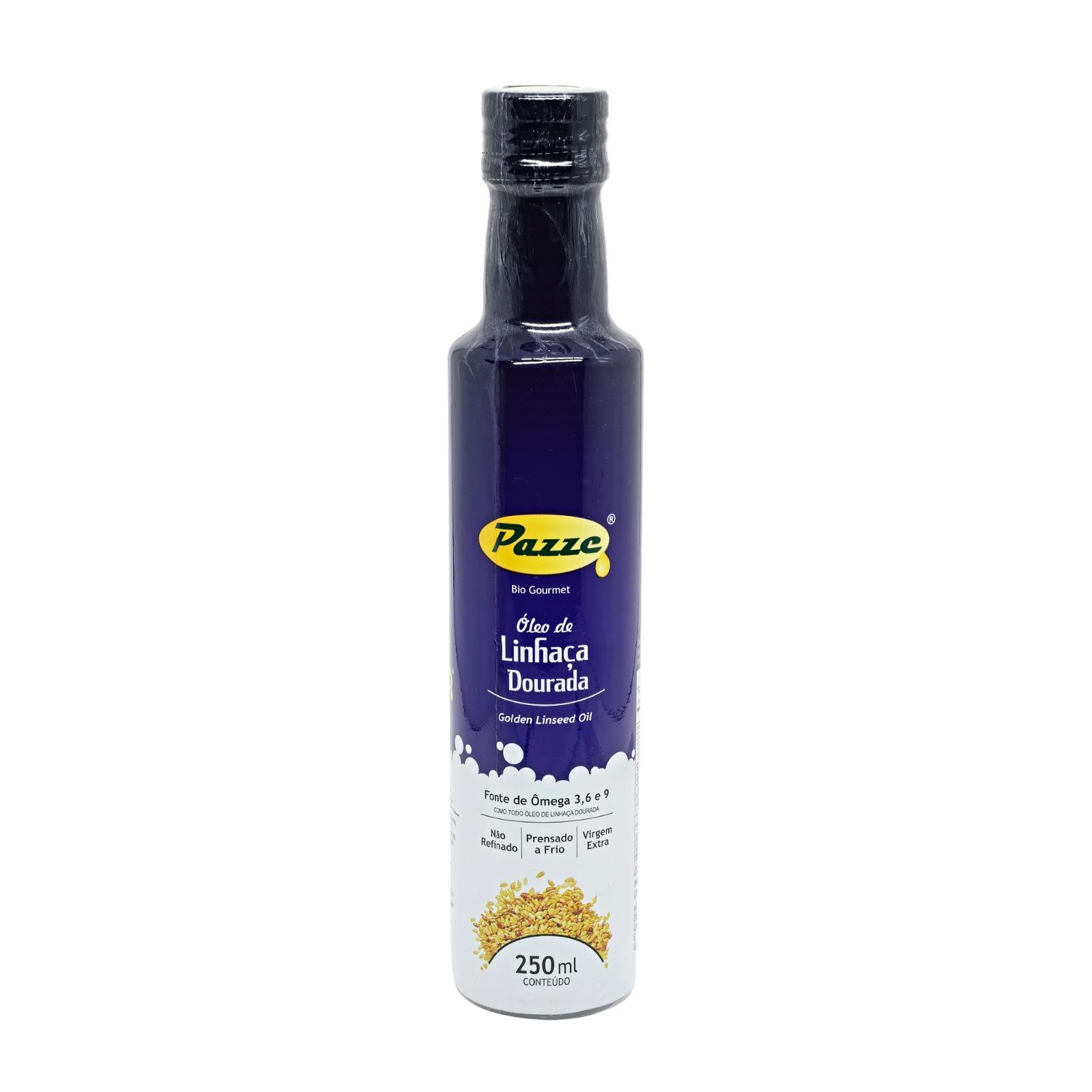 Óleo de Linhaça Dourada Extra-Virgem Pazze 250 ml – Zona